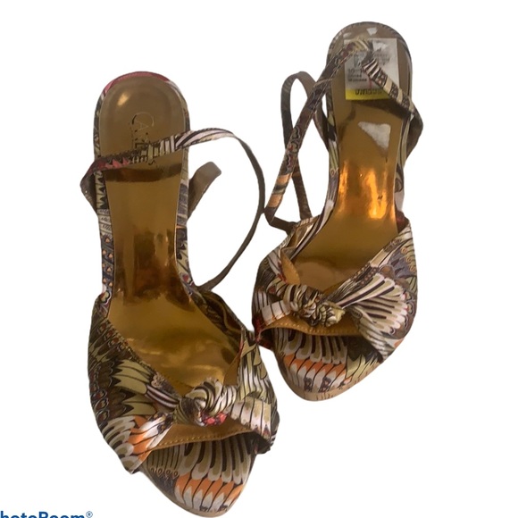 Carlos Santana Cork Platform Heels Sz 10-10.5 - Picture 2 of 7